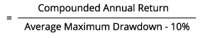 Formula - Sterling Ratio
